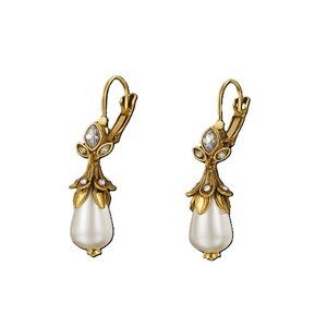 NWOT   French-Inspired Faux Pearl Drop Earrings